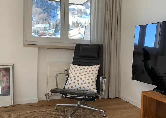 Parsennblick Mit Dachterrasse دافوس